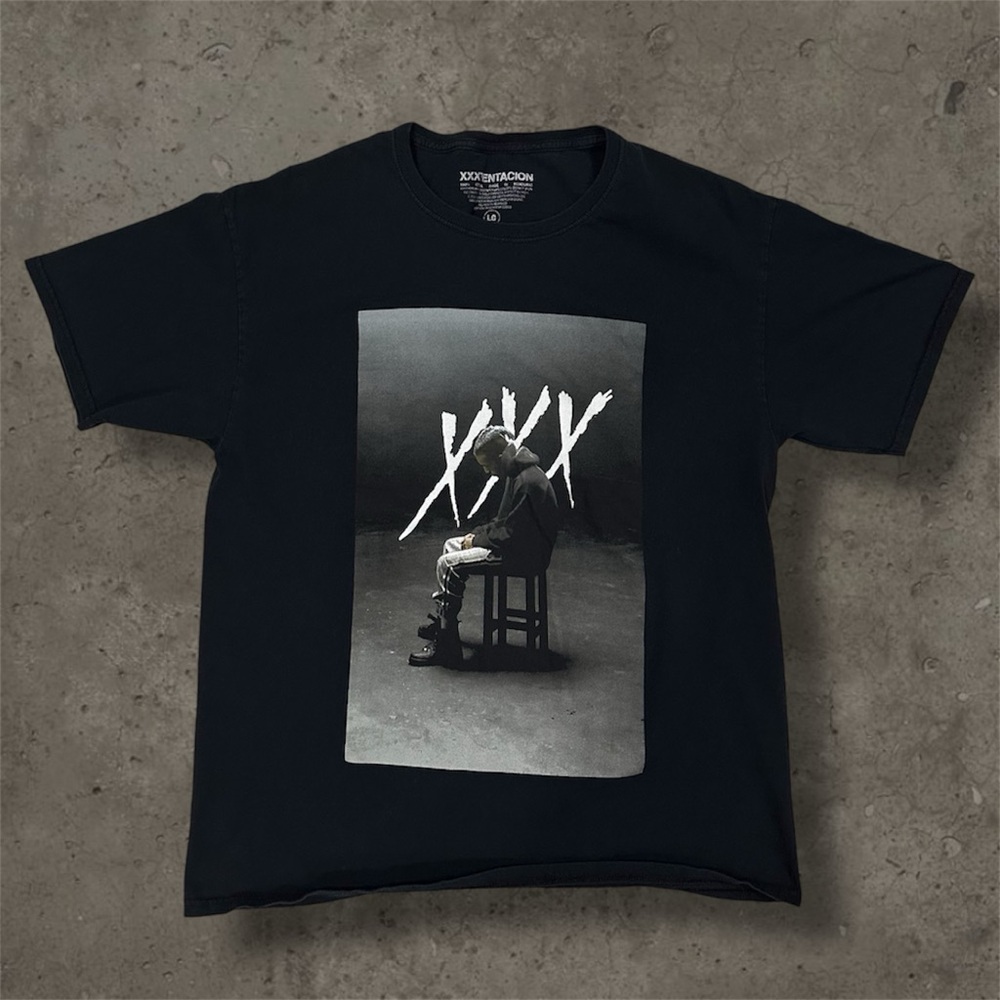 XXXTentacion T Shirt Mens Sz Large Black Rap Hip Hop Concert Tour 2021 Memorial